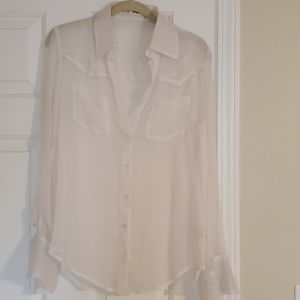 L'Agence sheer blouse